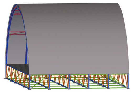 Tanečné pódium 11,8 x 7,5 m